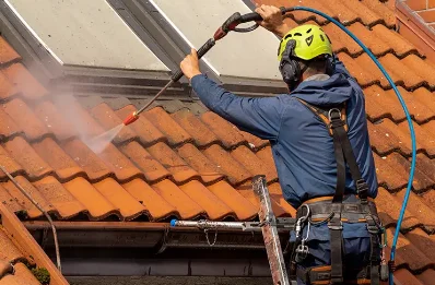 Démoussage et hydrofuge de toiture à Lhuis